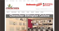 Desktop Screenshot of chercherrestaurant.com