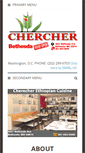 Mobile Screenshot of chercherrestaurant.com